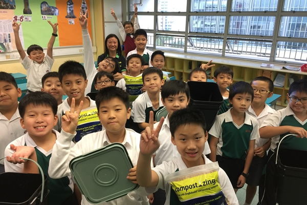 一東校園「齊惜福」計劃 齊齊幫手 減少廚餘